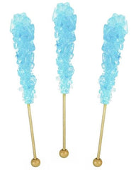 Crystal Candy Sticks Baby Blue 16 Pack