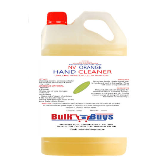 Heavy Duty Orange Beaded Hand Cleaner 5LT