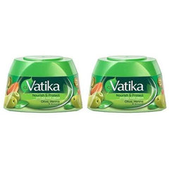 Vatika - Styling Hair Cream - Olive, Henna & Almond - 140ml - 2 Pack