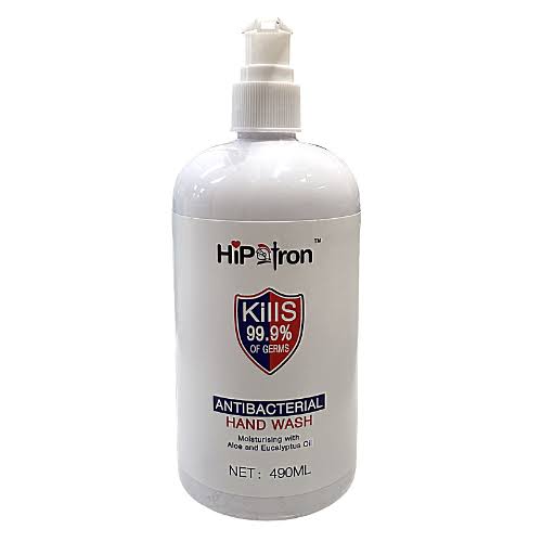Hiptron Antibacterial Hand Wash 490ml
