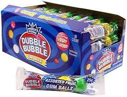 Dubble Bubble 4 Ball Tube 18g * 36 Pack