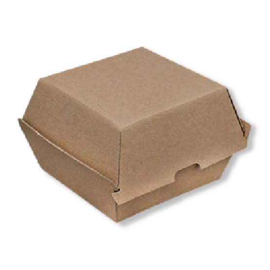 Future Friendly - Kraft Board Burger Box Regular 250pcs