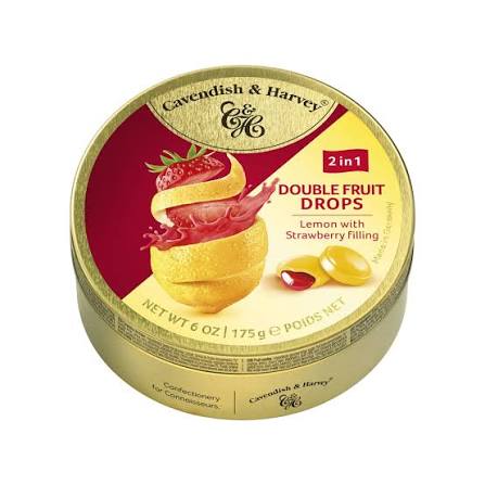 Double Fruit Drops Lemon With Strawberry Filling
