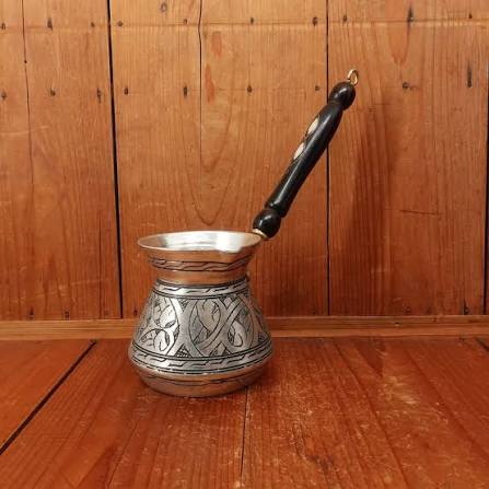 Nickel Copper Coffee Pot