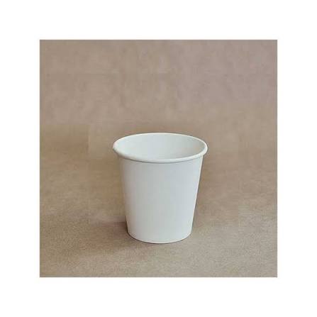 6oz 80mm Single Wall White Paper Cup 1000pcs