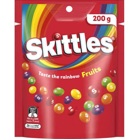 200G MFB SKITTLES FRUITS