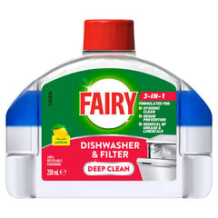 Fairy  Dishwasher And Filter Cleaner Deep Clean Lemon 250ml
