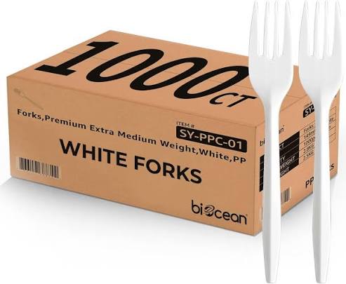 Partyware Signature Chrome Fork 1000pcs 1