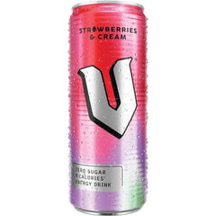 V Strawberry And Cream No Sugar 250ml x 24