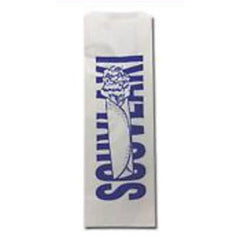 Souvlaki Printed Gpl White Paper Bags 500pcs