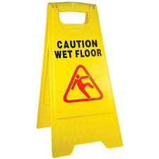 Caustion Wet Floor Sign
