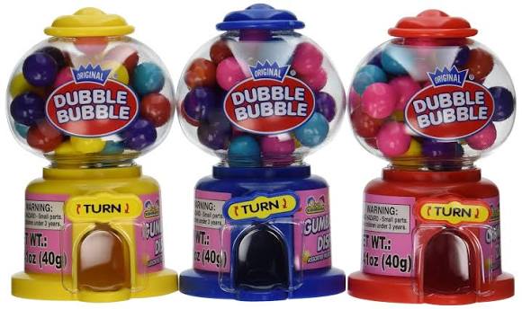 Dubble Bubble Gumball Mini Dispenser 40g * 12 Pack