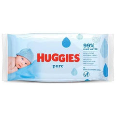 Huggies Baby Wipes Pure Unscented 56pk