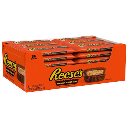 Reese Milk Chocolate Peanut Butter Cups 42g * 36 Pack