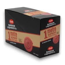 Fyna Licorice Wheel Red 1 Metre 120g * 8 Pack