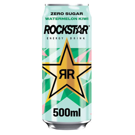 Rockstar Zero Sugar watermelon kiwi 500ml x12
