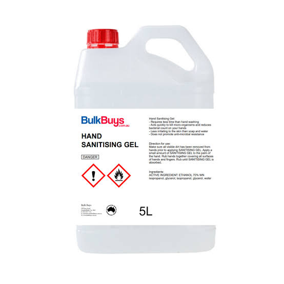BulkBuys - Hand Sanitiser Gel - 5L