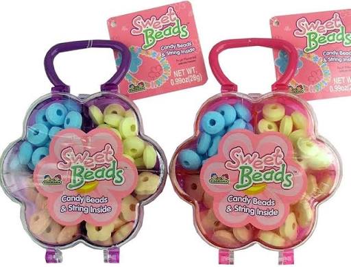 Kidsmania Sweet Beads Candy Beads & String 28g * 12 Pack