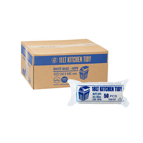 Austar 18lt Contractor Kitchen Tidy White Hdp Roll 1000pcs