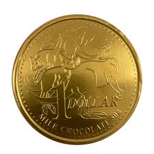 MILK CHOC GOLD COINS 50G*30