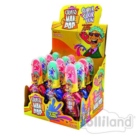 Squeezi Man Pop 80g * 12 Pack