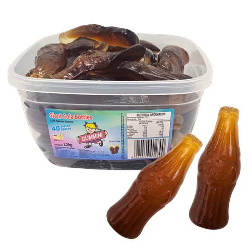 Gummyni Giant Cola Bottles Tub 1.2 kg