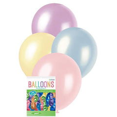 Meteor Party - Balloons 30cm Helium Quality 25pc Metallic Pearl Assorted