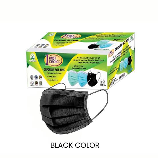 Black Face Mask 50pcs