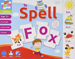 Learn to spell puzzle