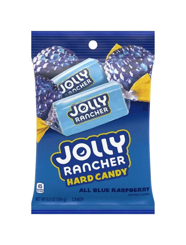 Jolly Rancher Blue Raspberry Hard Candy Bag 184g * 12 Pack