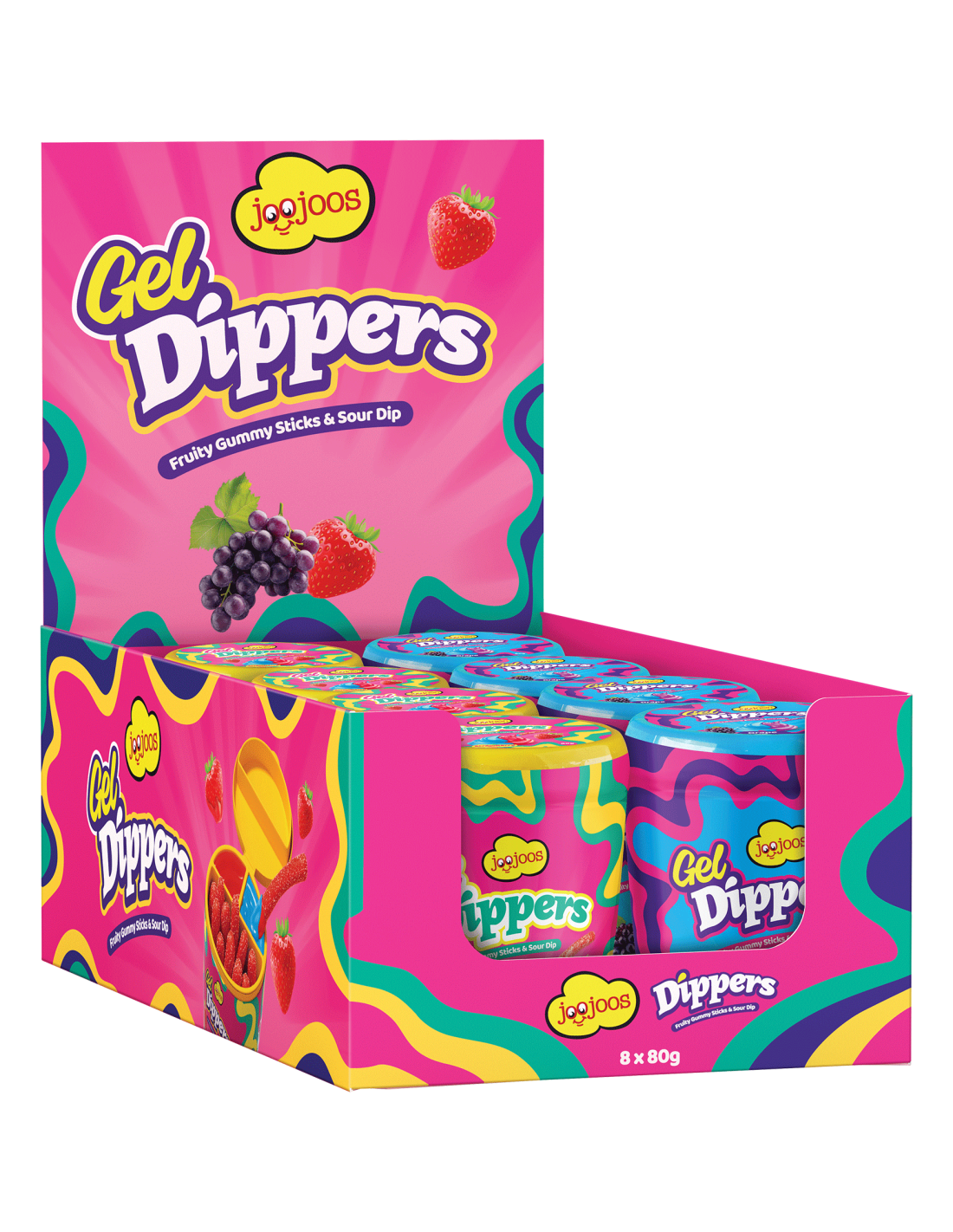 Joojoos Gel Dippers 80g * 8 Pack