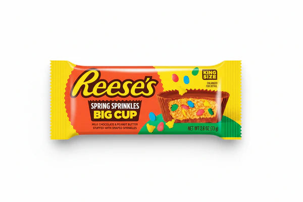 Reese's Big Cup Spring Sprinkles King Size 73g * 16 Pack