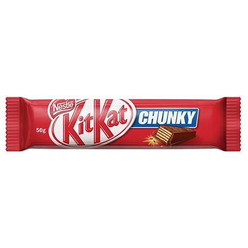 Nestle Kit Kat Chunky Milk Chocolate Bar 50g * 36 Pack