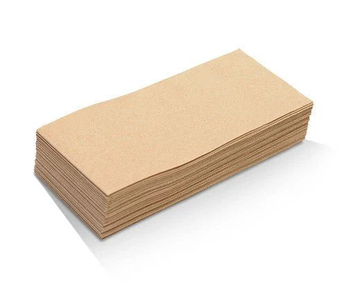 Bundle Provada 2 ply 100 sheet kraft GT fold quilted dinner napkin 10pk x 40x40
