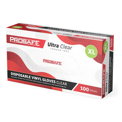 Prosafe - Ultra Clear Powder Free - Dispoable Gloves XL 100pcs