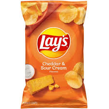 LAYS CHEDDAR SOUR CREAM184G*15