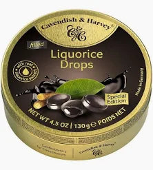 Cavendish & Harvey - Liquorice Filled Drops 130g