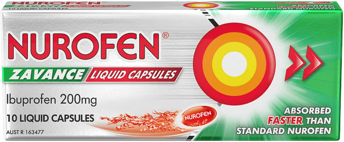Nurofen Zavance 10 Liquid Capsules