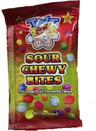 TNT Sour Chewy Bites 15g * 36 Pack
