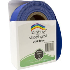 Rainbow Stripping Roll Ribbed 50mm X 30m Dark Blue