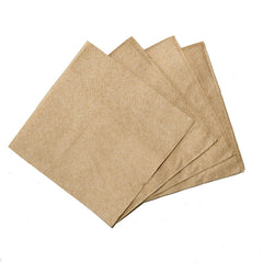 Provada 1 Ply 1/4 Fold Kraft Lunch Napkin