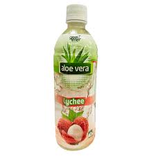 Green Time Aloe Vera Lychee Bottle 490ml * 24 Pack