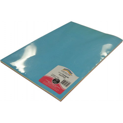 Rainbow Premium Matt Paper 80GSM Double Sided 300mm X 450mm 100 Sheets Assorted