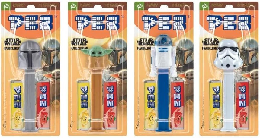 Pez Candy Dispensers - Mandalorian 17g * 6 Pack