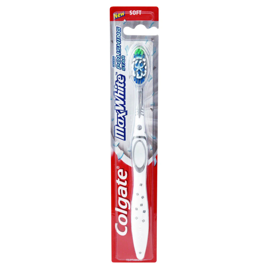 Colgate Max White Soft Toothbrush With Polishing Star