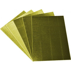 Rainbow Metallic Corrugated Board A4 10Sheets Gold