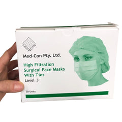Med Con Pty Ltd - High Filtration Surgical Face Mask 50pcs