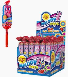 Chupa Chup Melody Pops Strawberry Lollpops 15g * 48 Pack