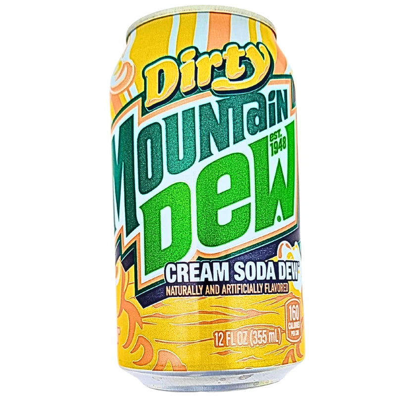 Mountain Dew Dirty Cream Soda Dew 355ml x 12