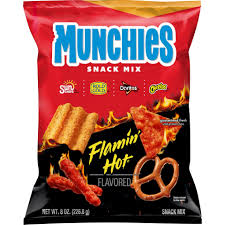 Munchies Flamin Hot Snack Mix 262g * 8 Pack